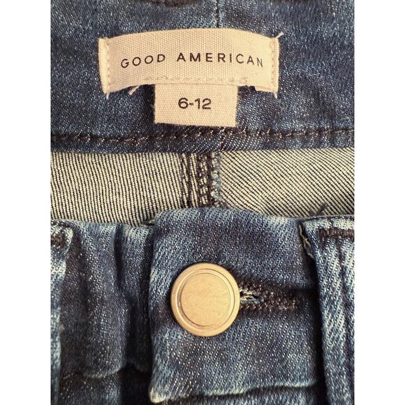 Good American Jeans Women's 6-12 Always Fits Good Classic Cropped Raw Hem - Picture 4 of 8